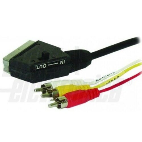 CAVO VIDEO 1.5MT SPINA SCART+2RCA M