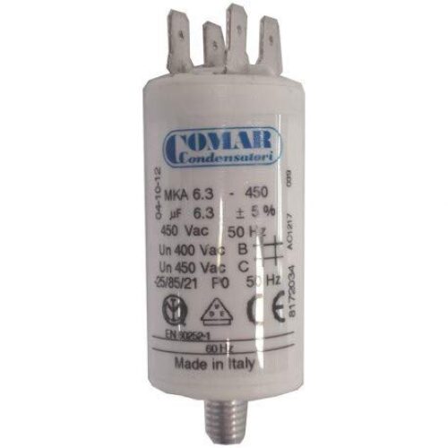 CONDENSATORE MONOFASEMKA 450.6.3MF CON CODOLO