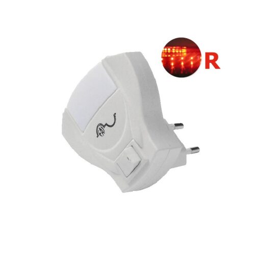 LUCE NOTTE 2 LED 0.12W 1200MCD LUCE ROSSA