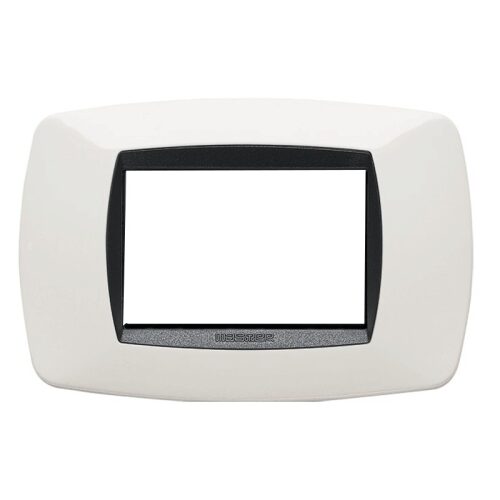 PLACCA 3 POSTI BIANCA MODO