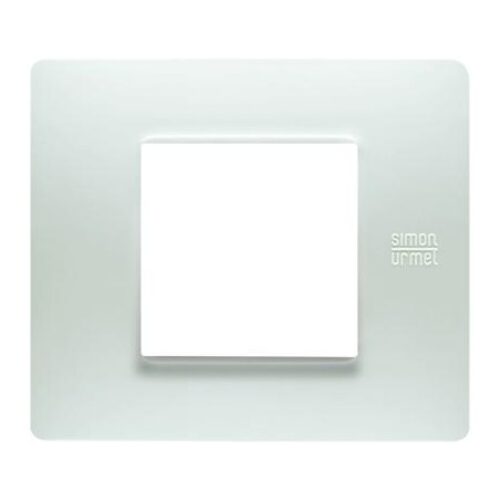 PLACCA TECNOPOLIMERO 2 MODULI BIANCO NEA FLEXA