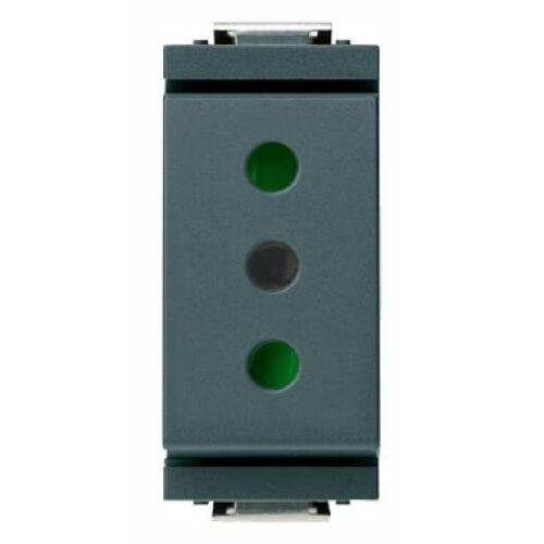 PRESA  2P+T 10A P11 GRIGIO IDEA