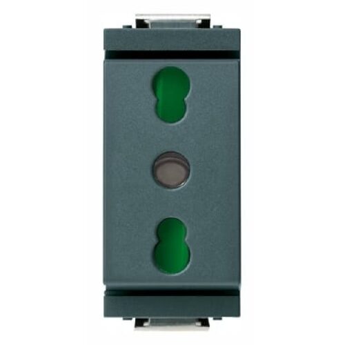 PRESA  2P+T 16A P17/11 GRIGIO IDEA
