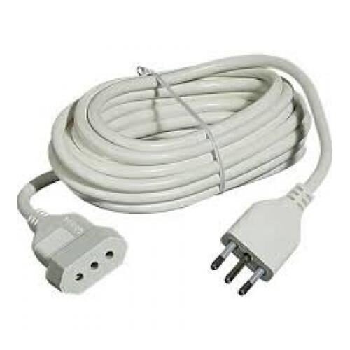 PROLUNGA 10A MT.5 CAVO 3X0.75 BIANCA