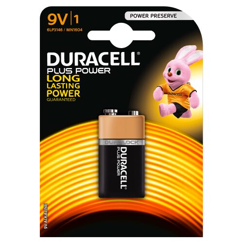Duracell Plus Power 9V Batteria