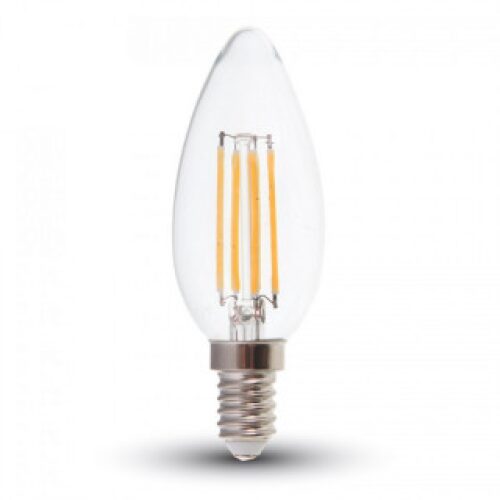 LAMPADA LED CANDELA Trasparente